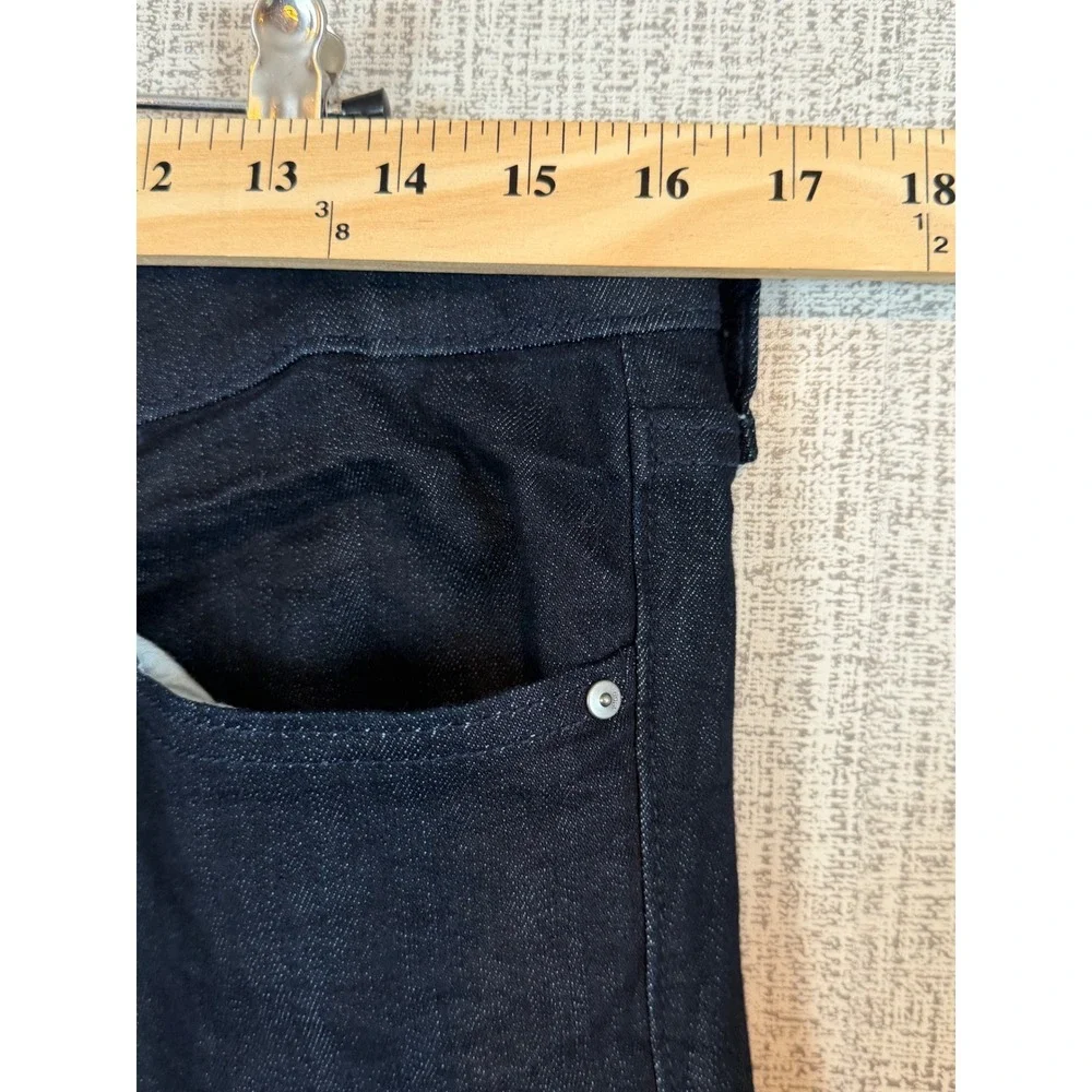 NWT Gap 1969 Slim Straight Jeans Womens 12/31 Dark Indigo Mid Rise Stretch Denim